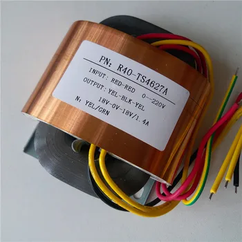 18V-0-18V 1.4A R Core Transformer 50VA 220V input R40 custom transformer copper shield Power amplifier
18V-0-18V 1.4A R Core Transformer 50VA 220V input R40 custom transformer copper shield Power amplifier