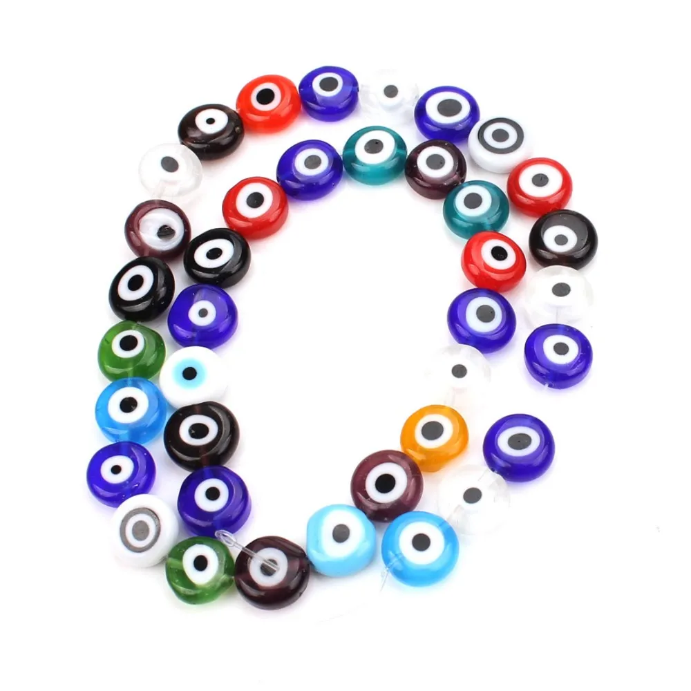 1 string Lucky 10mm Evil Eye Beads Round Resin Evil Eye Stripe Space Beads For DIY Jewelry Accessories Findings
1 string Lucky 10mm Evil Eye Beads Round Resin Evil Eye Stripe Space Beads For DIY Jewelry Accessories Findings