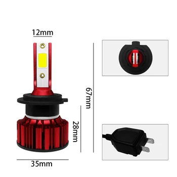 2 X H7 LED Car Truck Headlight Bulb 25W 3000LM 9V-36V IP68 Waterproof 6000K Cold White 200M Light Range 360 Degree Beam for Q1
2 X H7 LED Car Truck Headlight Bulb 25W 3000LM 9V-36V IP68 Waterproof 6000K Cold White 200M Light Range 360 Degree Beam for Q1