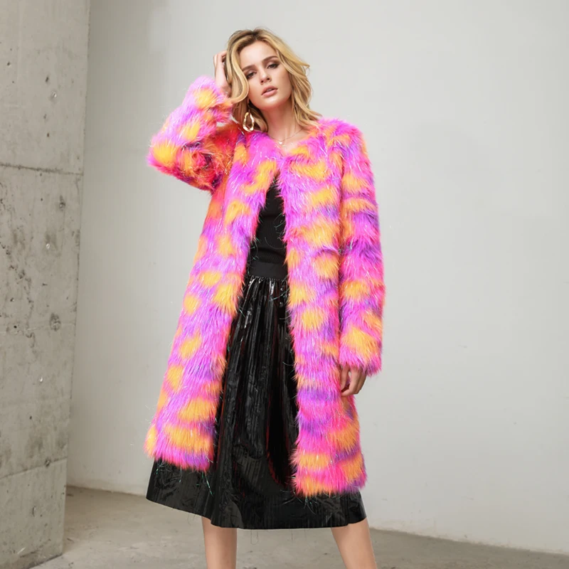 Winter Women High Quality Faux Fur Coat Luxury Slim Long Fur Coat Plus Size Plush 4XL Long Coats Thick Warm OverCoat
Winter Women High Quality Faux Fur Coat Luxury Slim Long Fur Coat Plus Size Plush 4XL Long Coats Thick Warm OverCoat