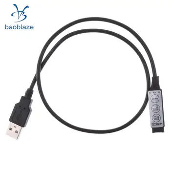 Baoblaze Mini RGB LED Controller 3 Keys Controller USB Plug for LED Light Strip Accessory 55cm/21.65inch
Baoblaze Mini RGB LED Controller 3 Keys Controller USB Plug for LED Light Strip Accessory 55cm/21.65inch