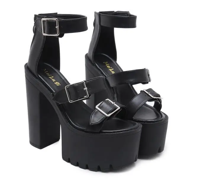 2019 summer European US new fashion women's shoes thick platform waterproof platform with hollow high heel open toe sandals
2019 summer European US new fashion women's shoes thick platform waterproof platform with hollow high heel open toe sandals