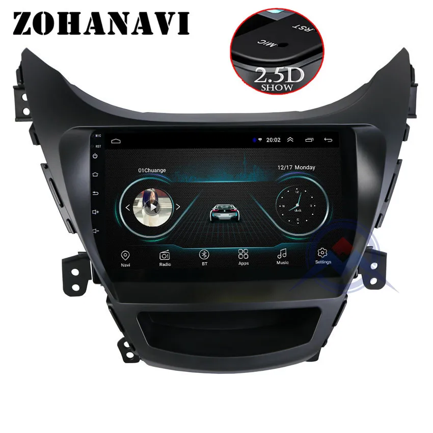 ZOHANAVI Android 8.1 2.5D Screen Car GPS Navigation for Elantra Avante car Auto Radio DVD GPS multimedia player build in wifi
ZOHANAVI Android 8.1 2.5D Screen Car GPS Navigation for Elantra Avante car Auto Radio DVD GPS multimedia player build in wifi