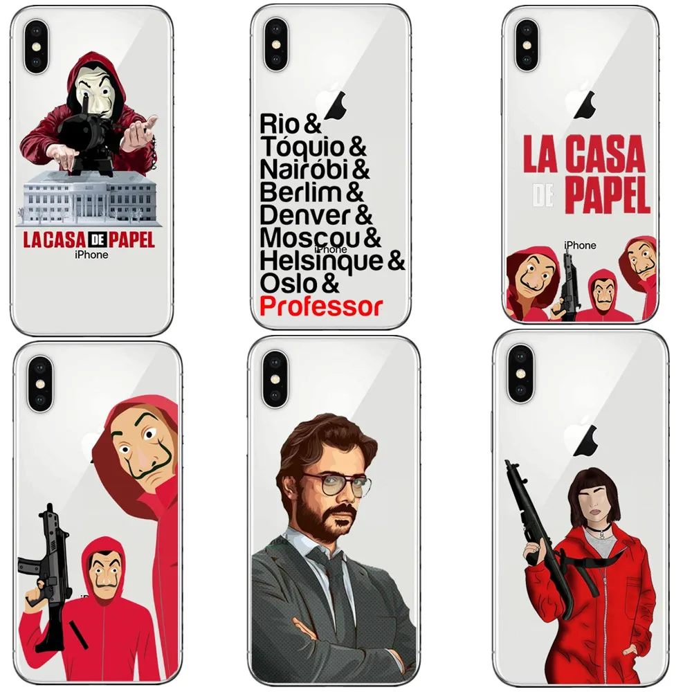 Spain TV La Casa de papel Soft Silicone TPU Phone Case Cover For iPhone SE 5 5S 6 6sPlus 7 7 Plus 8 8 Plus X 10 Phone Bag Cover
Spain TV La Casa de papel Soft Silicone TPU Phone Case Cover For iPhone SE 5 5S 6 6sPlus 7 7 Plus 8 8 Plus X 10 Phone Bag Cover