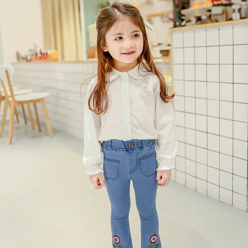 White Blouses for Girls In School 2018 New Spring Cotton Kids Blouse Girl Solid Baby Girls Shirt Sweet Children Clothing 3bs060
White Blouses for Girls In School 2018 New Spring Cotton Kids Blouse Girl Solid Baby Girls Shirt Sweet Children Clothing 3bs060