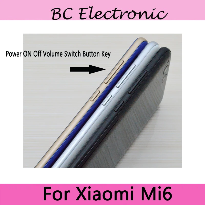 Side Button For Xiaomi Mi 6 Mi6 Power On Off Button + Volume Button Side Button Set Replacement RepairParts For Xiaomi Mi 6 Mi6
Side Button For Xiaomi Mi 6 Mi6 Power On Off Button + Volume Button Side Button Set Replacement RepairParts For Xiaomi Mi 6 Mi6