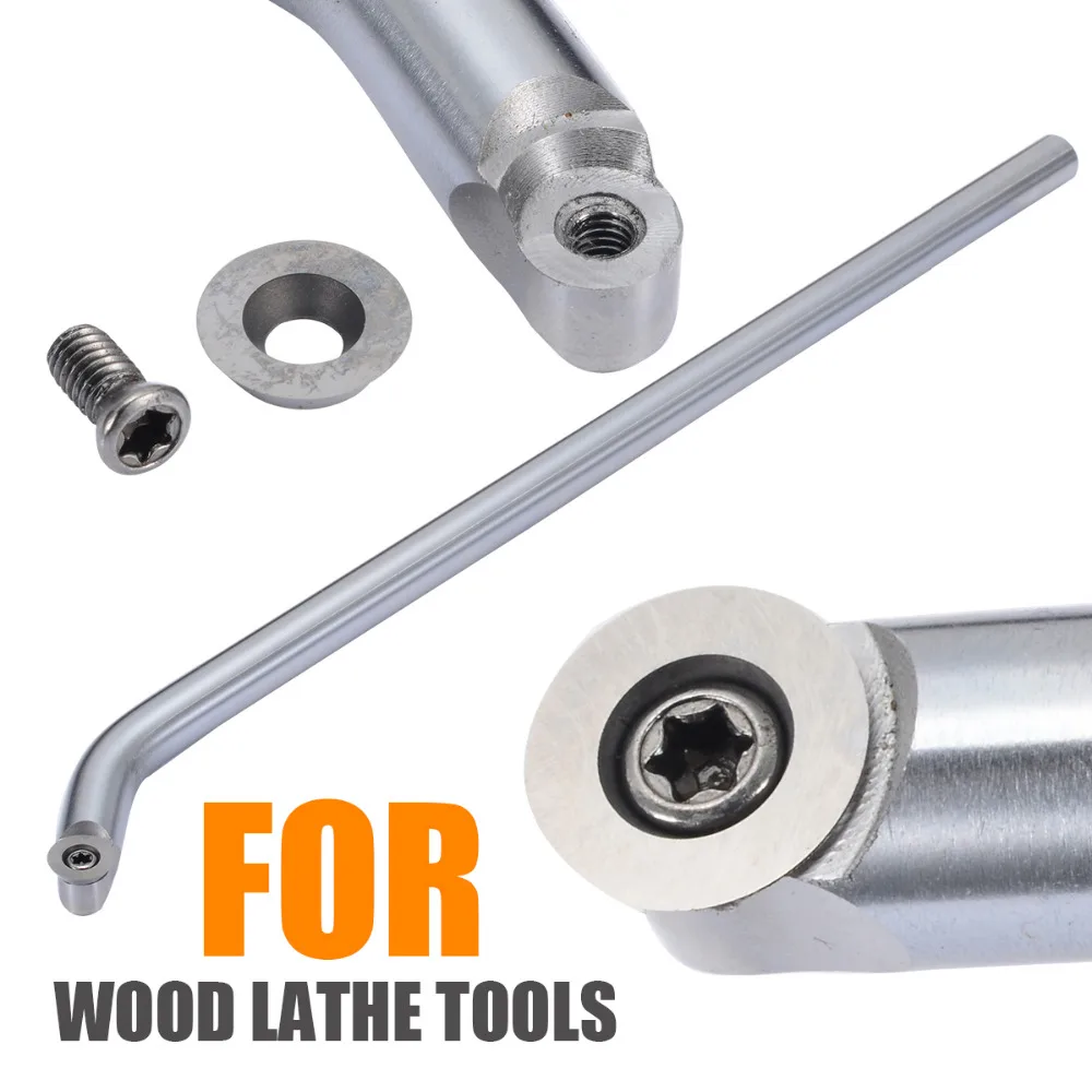 Wood Lathe Tools Wood Turning Tools 90HCR Wood Turning Chisel Carbide Bit Lathe Angled Round Insert Cutter 32cm
Wood Lathe Tools Wood Turning Tools 90HCR Wood Turning Chisel Carbide Bit Lathe Angled Round Insert Cutter 32cm
