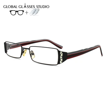Men Or Women Metal Glasses Frame Eyewear Eyeglasses Reading Myopia Prescription Lens 1.56 Index A410 Black
Men Or Women Metal Glasses Frame Eyewear Eyeglasses Reading Myopia Prescription Lens 1.56 Index A410 Black