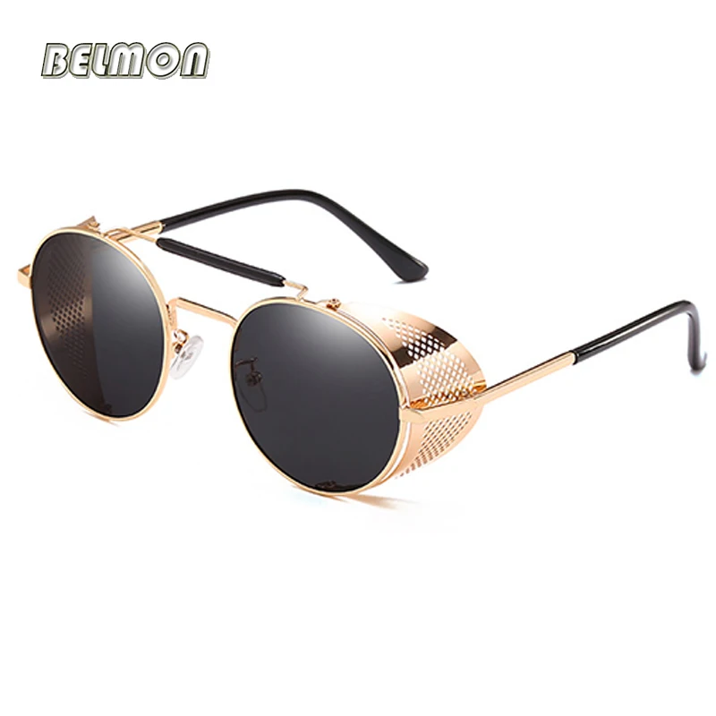 Steampunk Goggles Sunglasses Men Women Luxury Brand Vintage Sun Glasses For Ladies Retro Punk Vintage Female Oculos de RS576
Steampunk Goggles Sunglasses Men Women Luxury Brand Vintage Sun Glasses For Ladies Retro Punk Vintage Female Oculos de RS576