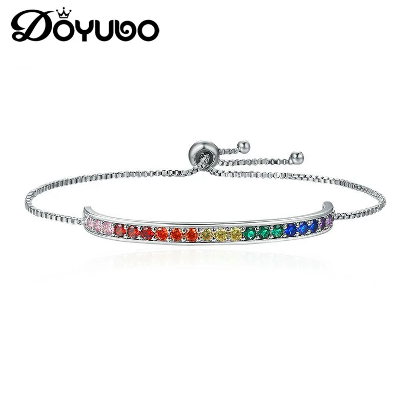 DOYUBO Colorful Cubic Zirconia Copper Bracelet For Women Adjustable Size Lady Bangles For Party Trendy Fine Jewelry EC003
DOYUBO Colorful Cubic Zirconia Copper Bracelet For Women Adjustable Size Lady Bangles For Party Trendy Fine Jewelry EC003