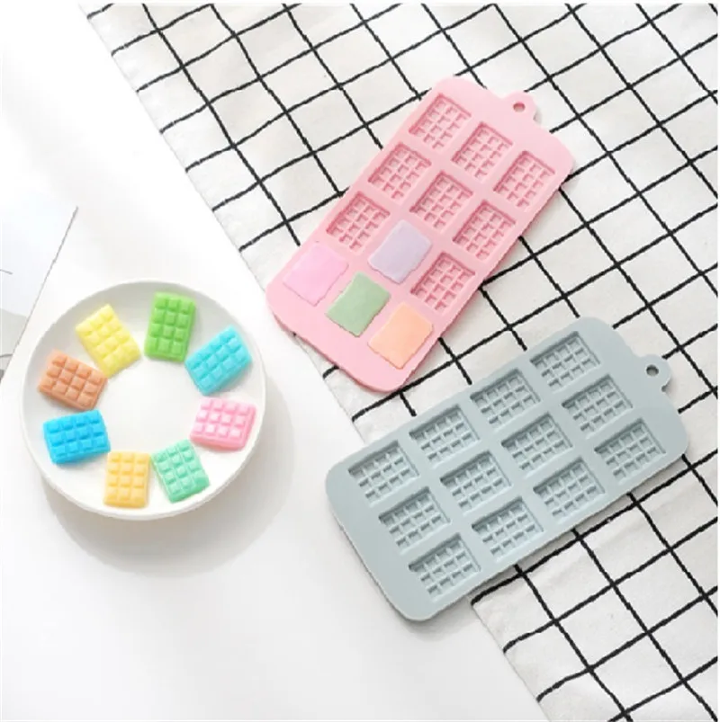 Chocolate Shaped Ice Cube Mold Soap Mold Silicone Craft DIY Soap Making Mould Fondant Cake Decorating Tools 22.5x10.6x0.5cm
Chocolate Shaped Ice Cube Mold Soap Mold Silicone Craft DIY Soap Making Mould Fondant Cake Decorating Tools 22.5x10.6x0.5cm