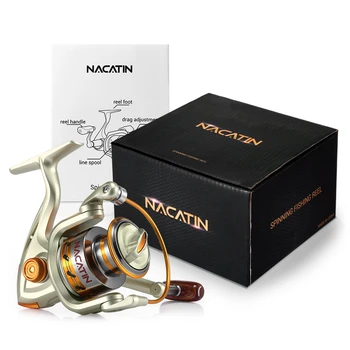 Nacatin NA1000-7000 Fishing Reel 12BB 5.2:1 Metal Spinning Fly Wheel For Fresh Salt Water Sea Fishing Spinning Reel Carp Fishing
Nacatin NA1000-7000 Fishing Reel 12BB 5.2:1 Metal Spinning Fly Wheel For Fresh Salt Water Sea Fishing Spinning Reel Carp Fishing