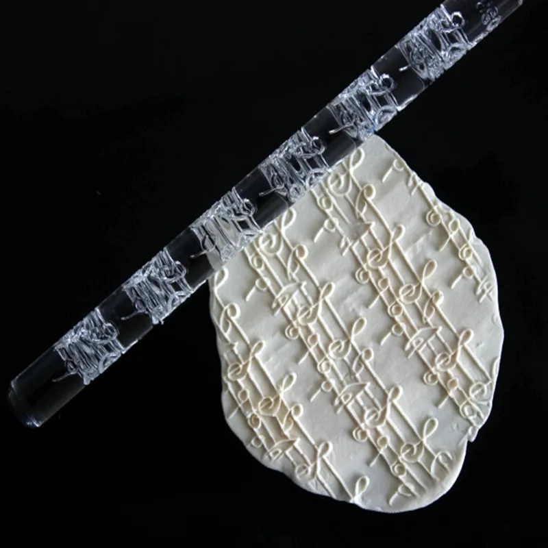 Musical shape Cake Fondant Embossed Rolling Pin Gum Embossing Sugarcraft Cake Decorating Craft roller tools 51019
Musical shape Cake Fondant Embossed Rolling Pin Gum Embossing Sugarcraft Cake Decorating Craft roller tools 51019