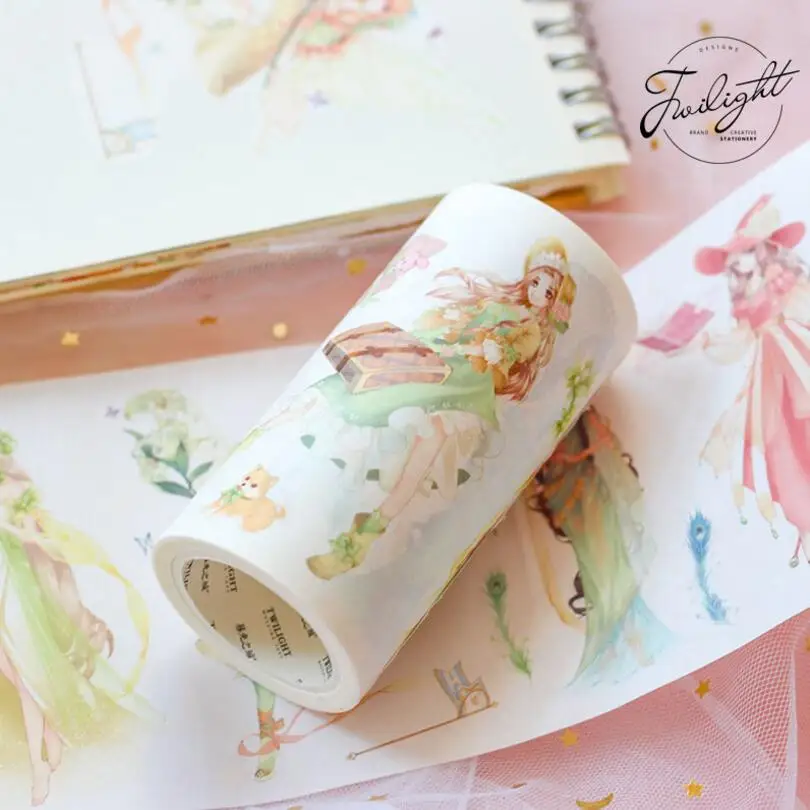 9cm*5m Watercolor girl/Fresh flower girl/Alice's dream Decoration washi Tape DIY Diary scrapbooking Masking tape Label Sticker
9cm*5m Watercolor girl/Fresh flower girl/Alice's dream Decoration washi Tape DIY Diary scrapbooking Masking tape Label Sticker
