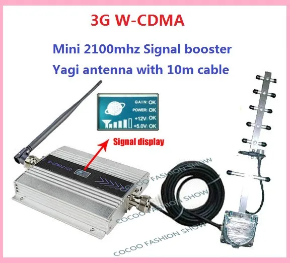 Best price ! LCD Mini Mobile Phone 3g Repeater Signal Booster , 3G WCDMA 2100Mhz Cellular Signal Repeater Amplifier + Antenna
Best price ! LCD Mini Mobile Phone 3g Repeater Signal Booster , 3G WCDMA 2100Mhz Cellular Signal Repeater Amplifier + Antenna