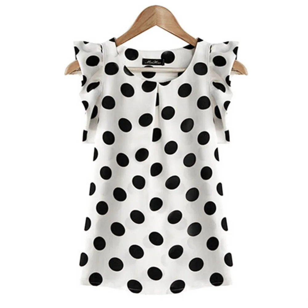 2017 new women Summer polka dot blouse ruffle ruffled pleated chiffon short-sleeve shirt female plus size chiffon top female
2017 new women Summer polka dot blouse ruffle ruffled pleated chiffon short-sleeve shirt female plus size chiffon top female