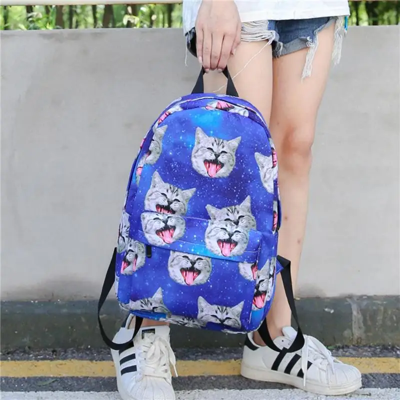 3D Printing Women Cat Backpack 2017 Women Mochila School Space Backpacks Cute Cat Girls Backpack Travel Backpack Rucksack Female
3D Printing Women Cat Backpack 2017 Women Mochila School Space Backpacks Cute Cat Girls Backpack Travel Backpack Rucksack Female