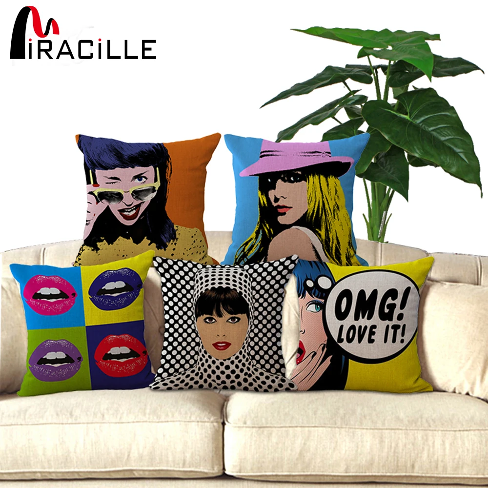 Square 18" Retro Pop Art Sexy Red Printed Decorative Sofa Throw Cushion Chair Waist Soft Pillow Home Decor For Retail
Square 18" Retro Pop Art Sexy Red Printed Decorative Sofa Throw Cushion Chair Waist Soft Pillow Home Decor For Retail