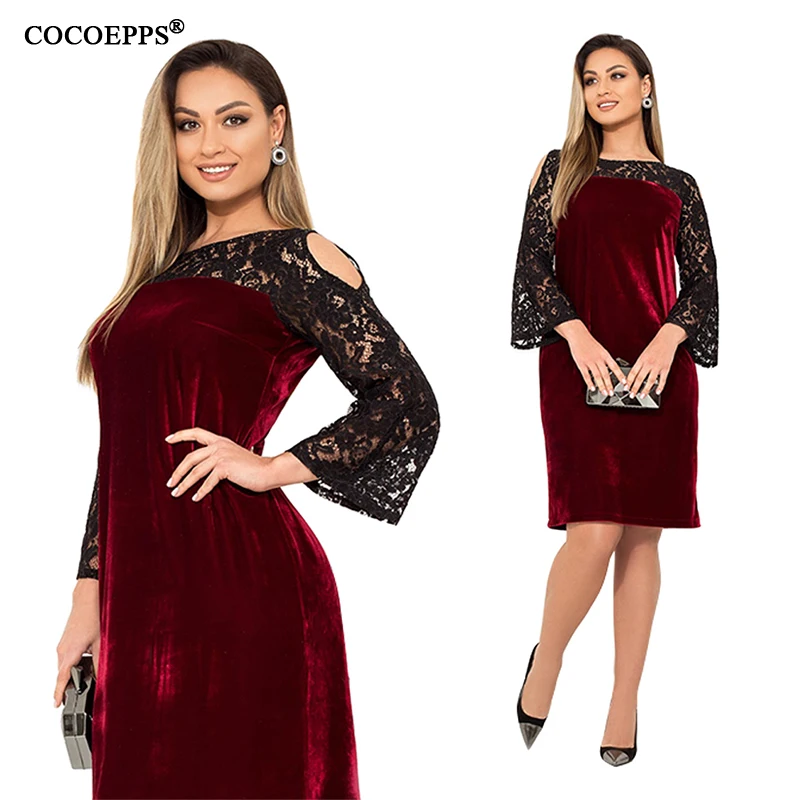 2019 New Fashion Dress Plus Size Woman Casual Loose Lace Mini Dress For Woman Elegant Evening Party Dress Women Vestidos 5XL 6XL
2019 New Fashion Dress Plus Size Woman Casual Loose Lace Mini Dress For Woman Elegant Evening Party Dress Women Vestidos 5XL 6XL