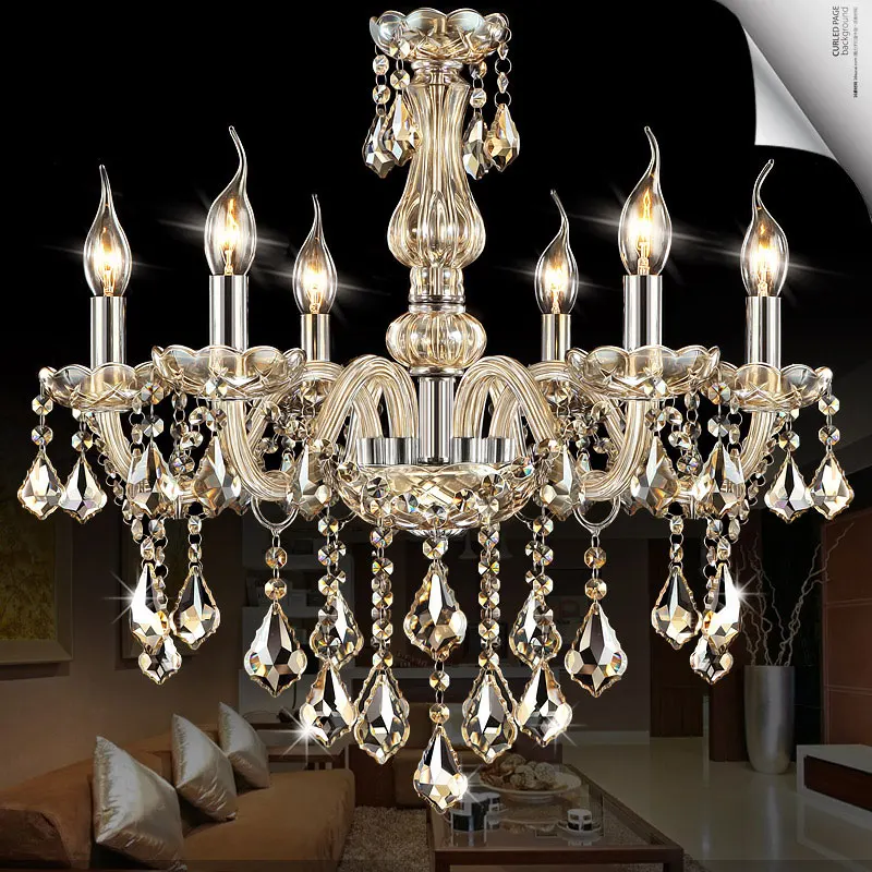 Chrome led crystal chandelier lighting Indoor home ceiling decoration lustre de cristal teto modern chandeliers for Dining room
Chrome led crystal chandelier lighting Indoor home ceiling decoration lustre de cristal teto modern chandeliers for Dining room