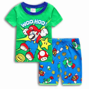 Hot Casual Pajamas Cartoon Cotton Super Mario Bros Children's Sets Boys T-shirts Short Pants Kids' Clothing Summer Pajamas Sets
Hot Casual Pajamas Cartoon Cotton Super Mario Bros Children's Sets Boys T-shirts Short Pants Kids' Clothing Summer Pajamas Sets