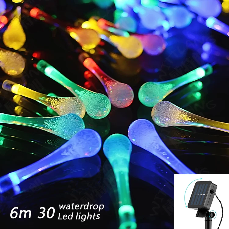 2019 New Waterdrop Shape String Fairy Light Waterproof Solar LED Garland Outdoor Patio Christmas Decoration Copper Wire Lights
2019 New Waterdrop Shape String Fairy Light Waterproof Solar LED Garland Outdoor Patio Christmas Decoration Copper Wire Lights
