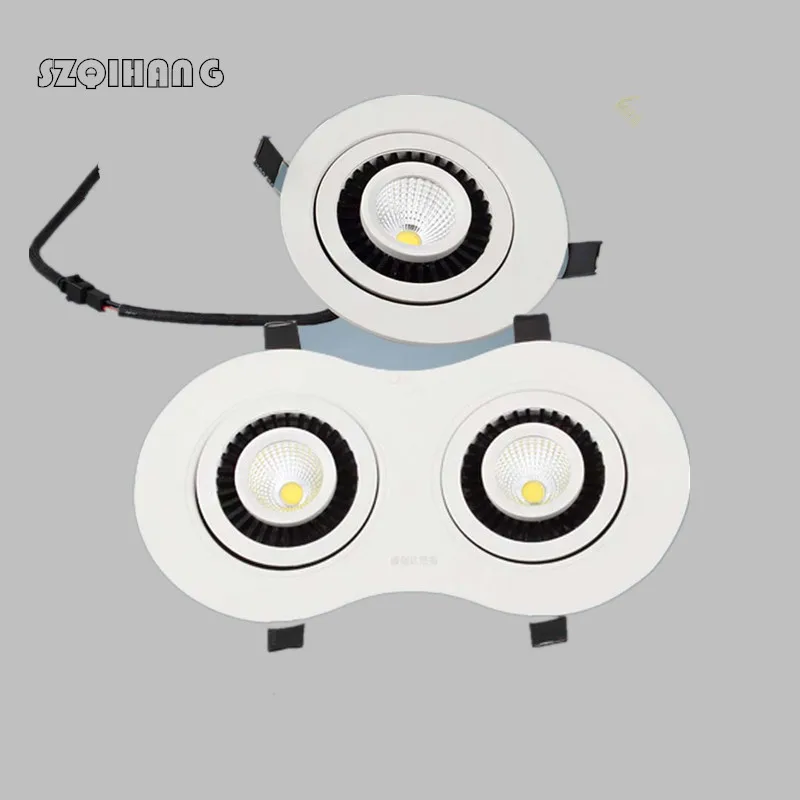 High power Dimmable Led Downlight 7W 10W 15W 20W 2*7W 2*10W 2*15W COB ceiling recessed Lights Warm Cool White Indoor Lighting
High power Dimmable Led Downlight 7W 10W 15W 20W 2*7W 2*10W 2*15W COB ceiling recessed Lights Warm Cool White Indoor Lighting