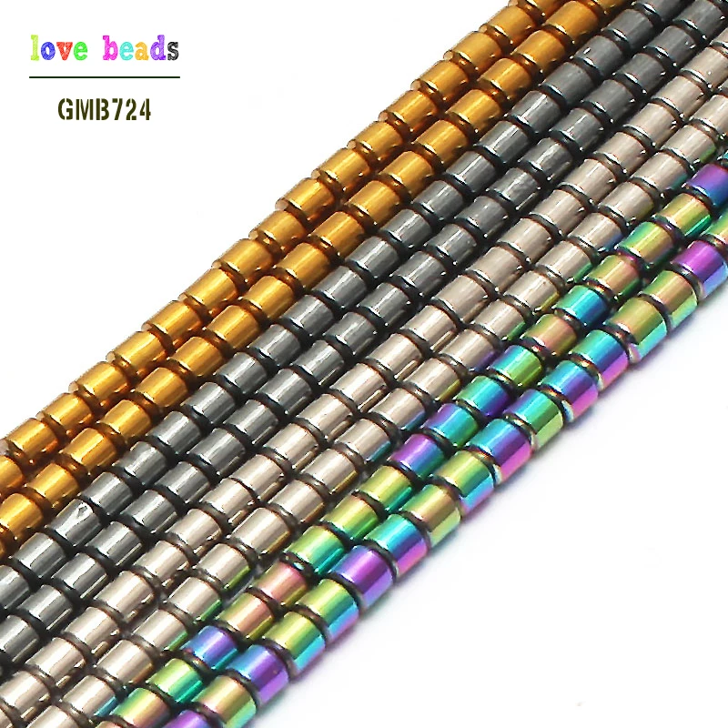 Natural Stone Beads 2*2mm Column Hematite Beads For Jewelry Making 15inch 4colors Spacer Beads Making Bracelet
Natural Stone Beads 2*2mm Column Hematite Beads For Jewelry Making 15inch 4colors Spacer Beads Making Bracelet