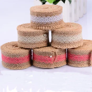 2m Natural Jute Hessian Cake Ribbon Roll 2.5cm Wide Wedding Party Decorations Burlap White Beige Lace Linen Binding Ornaments
2m Natural Jute Hessian Cake Ribbon Roll 2.5cm Wide Wedding Party Decorations Burlap White Beige Lace Linen Binding Ornaments