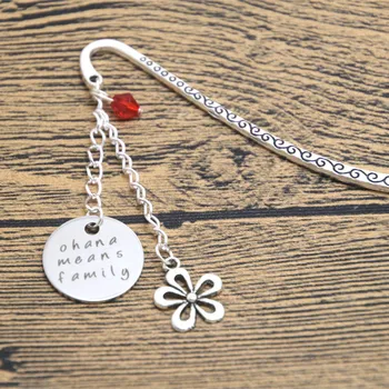 12pcs Ohana Means Family bookmark Inspired by Lilo & Stitch. Silver colored crystals for women or girls
12pcs Ohana Means Family bookmark Inspired by Lilo & Stitch. Silver colored crystals for women or girls