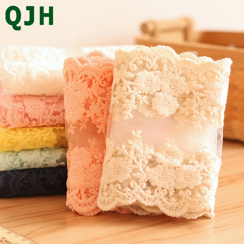 7 Colors New Soft Cotton Lace 12cm Width Water Soluble Embroidery Clothing Accessories DIY Handmade Wedding&Dress Lace Patchwork
7 Colors New Soft Cotton Lace 12cm Width Water Soluble Embroidery Clothing Accessories DIY Handmade Wedding&Dress Lace Patchwork