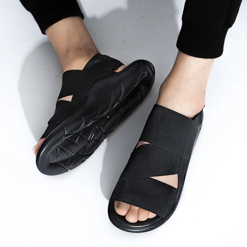 Men Summer Sport Sandals Outdoor Beach Shoes Black Playa Sneakers Seaside Elastic Soft Barefoot Shoes Hiking Trekking Fishing
Men Summer Sport Sandals Outdoor Beach Shoes Black Playa Sneakers Seaside Elastic Soft Barefoot Shoes Hiking Trekking Fishing