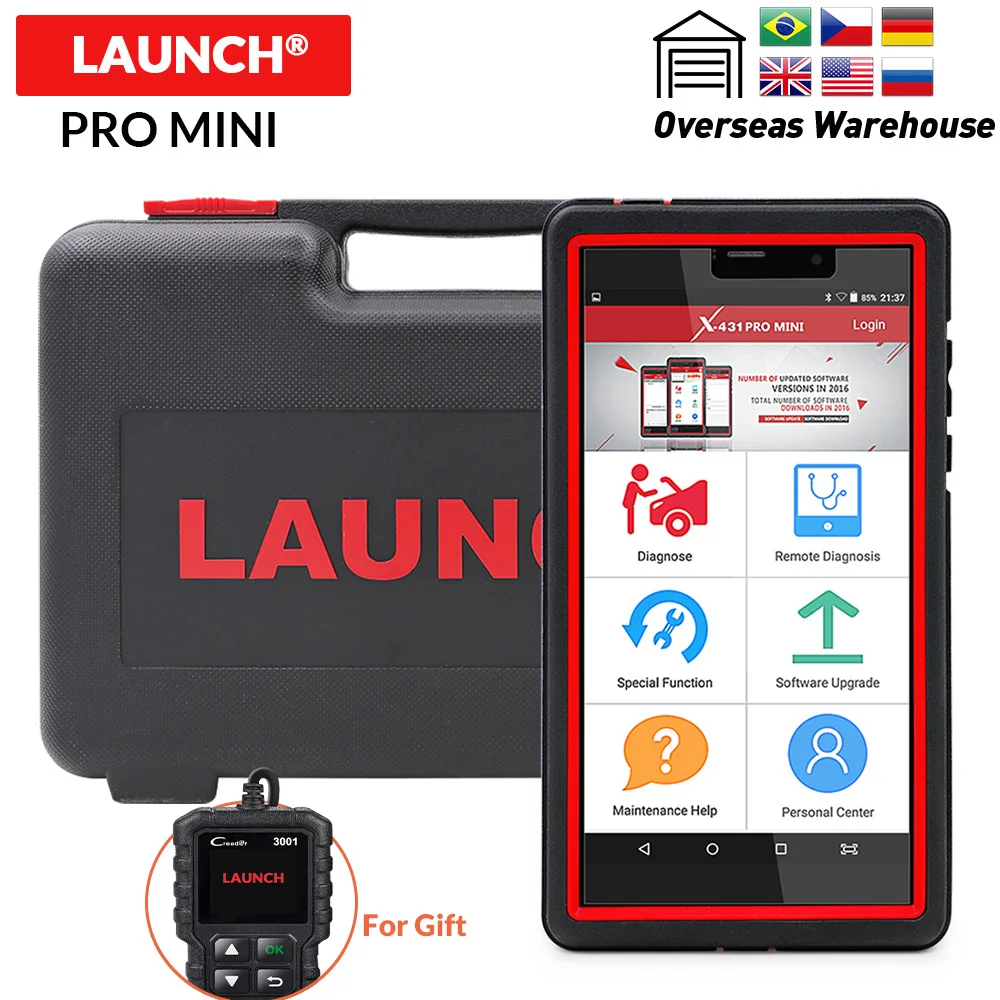 Launch X431 Pro Pros mini Full system diagnostic tool obd2 Auto Scanner X-431 pro mini 2 years Free update online same as x431 v
Launch X431 Pro Pros mini Full system diagnostic tool obd2 Auto Scanner X-431 pro mini 2 years Free update online same as x431 v