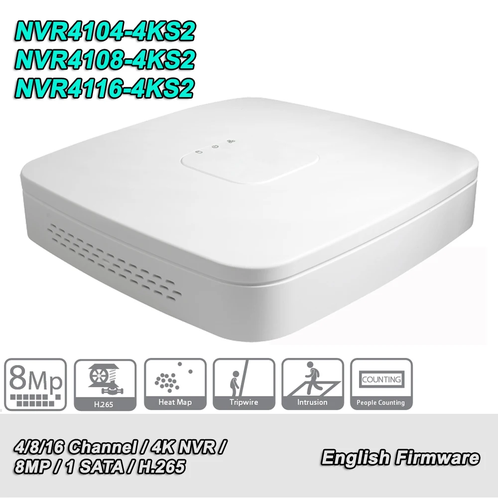 English Original NVR DH NVR4104-4KS2 NVR4108-4KS2 NVR4116-4KS2 8MP 4/8/16 Ch Smart 1U 4K H.265 Network Video Recorder No Logo
English Original NVR DH NVR4104-4KS2 NVR4108-4KS2 NVR4116-4KS2 8MP 4/8/16 Ch Smart 1U 4K H.265 Network Video Recorder No Logo