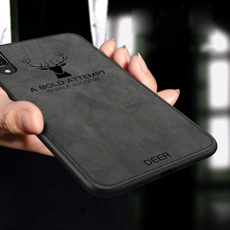 Huawei P20 Lite case cover P20lite back cover silicone edge deer pattern fabric shockproof case for Huawei P20 Lite capa case
Huawei P20 Lite case cover P20lite back cover silicone edge deer pattern fabric shockproof case for Huawei P20 Lite capa case