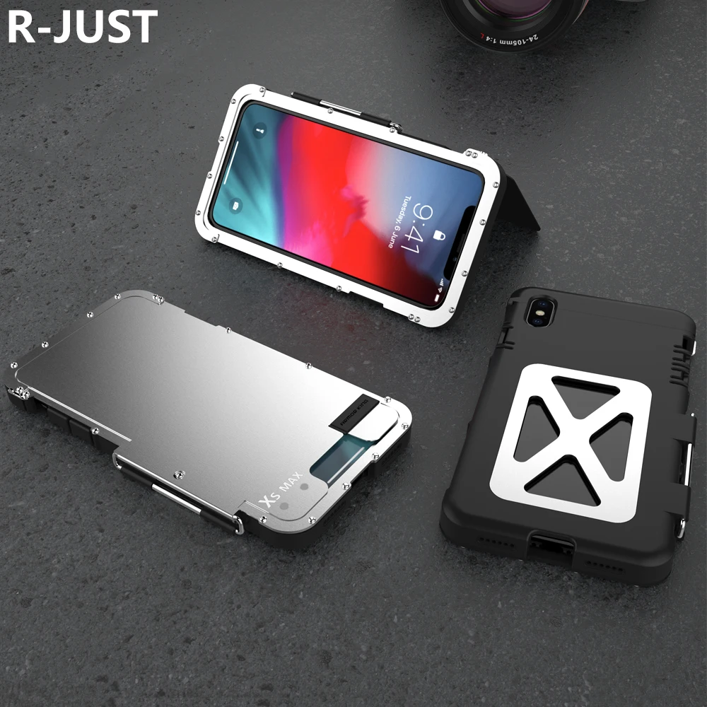 R-JUST for iPhone XS Max Case Cover Luxury Metal Hard Plastic Hybrid Full Cover Shockproof Armor Flip Phone Case for iPhone XR
R-JUST for iPhone XS Max Case Cover Luxury Metal Hard Plastic Hybrid Full Cover Shockproof Armor Flip Phone Case for iPhone XR