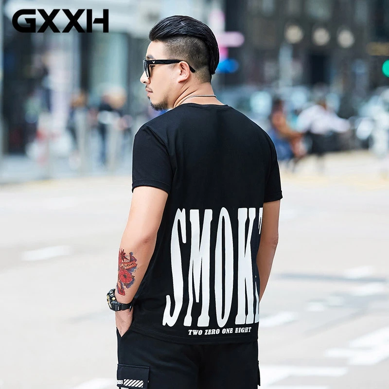 GXXH Summer Men Tshirt 5XL 6XL 7XL 8XL Large Size Loose Short Sleeve Weight 80-140kg Plus Size Tshirt Men Letter Print T-shirt
GXXH Summer Men Tshirt 5XL 6XL 7XL 8XL Large Size Loose Short Sleeve Weight 80-140kg Plus Size Tshirt Men Letter Print T-shirt