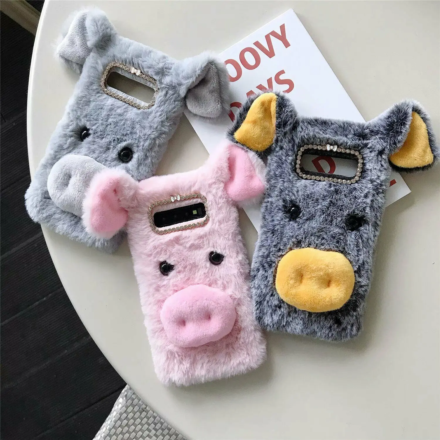 Cute Pig Case For Sony L3 XZ1 XZ2premium XZ2 XA2 XA1ULTRA XA1\Z6 XA L2 Bling Diamond Plush Fuzzy Fluffy Shockproof soft back
Cute Pig Case For Sony L3 XZ1 XZ2premium XZ2 XA2 XA1ULTRA XA1\Z6 XA L2 Bling Diamond Plush Fuzzy Fluffy Shockproof soft back
