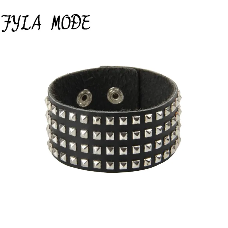 Fyla Mode Punk Rock Rivet Gothic Biker Wide Cuff Leather Bracelets & Bangles For Women Men 23*3cm 20g
Fyla Mode Punk Rock Rivet Gothic Biker Wide Cuff Leather Bracelets & Bangles For Women Men 23*3cm 20g