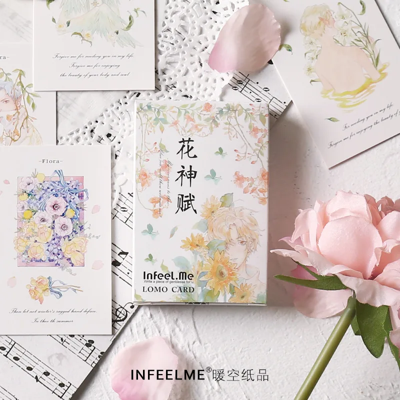 28 Sheets/Set Beautiful Flower and Girl Lomo Card Cartoon Mini Postcard Message Card Christmas Gifts
28 Sheets/Set Beautiful Flower and Girl Lomo Card Cartoon Mini Postcard Message Card Christmas Gifts