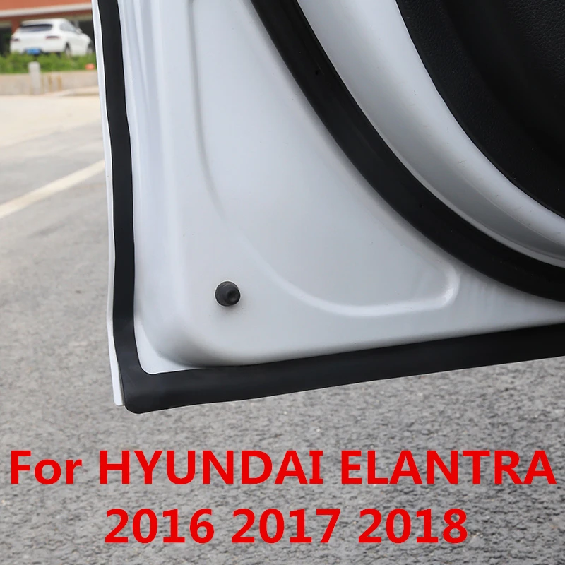 Резиновое уплотнение для hyundai Elantra 2016 2017 18 звукоизоляционный уплотнитель кромка