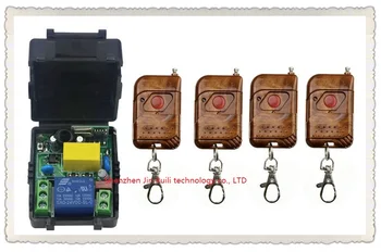 NEW AC220V 1CH 10A 1PCS Receiver + 4PCS Transmitter RF Wireless Remote Switch teleswitch Momenrary Toggle Latched Adjustable
NEW AC220V 1CH 10A 1PCS Receiver + 4PCS Transmitter RF Wireless Remote Switch teleswitch Momenrary Toggle Latched Adjustable