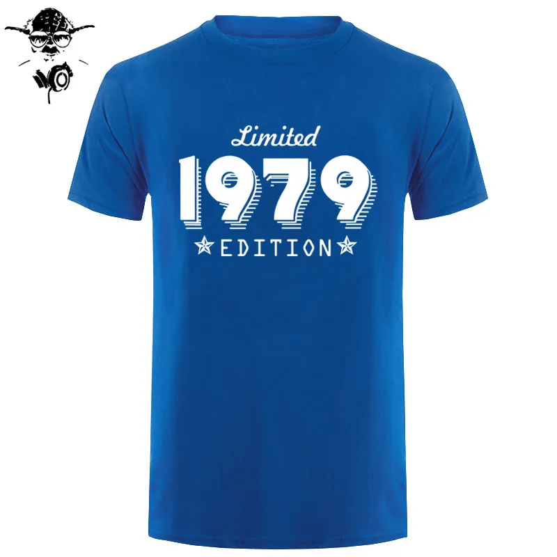 Edition 1979 Birthday Age Trend Limited Present Short Sleeve O-Neck T Shirts For Men Born 40Th Year Short Sleeve
Edition 1979 Birthday Age Trend Limited Present Short Sleeve O-Neck T Shirts For Men Born 40Th Year Short Sleeve