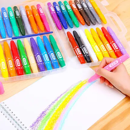 Non-toxic 12/24/36 Color Water Soluble Oil Pastel Wax Crayon Set for School Painting Art Supplies Cute Drawing Pen Kid Gift
Non-toxic 12/24/36 Color Water Soluble Oil Pastel Wax Crayon Set for School Painting Art Supplies Cute Drawing Pen Kid Gift