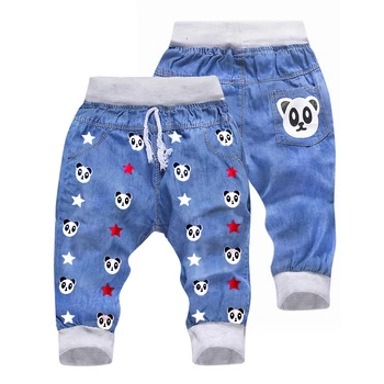 Kids Baby Boy Girl Children Elastic Waist Panda Pattern Seventh Pants Cropped Trousers Calf-length Pants Denim Jeans Clothes
Kids Baby Boy Girl Children Elastic Waist Panda Pattern Seventh Pants Cropped Trousers Calf-length Pants Denim Jeans Clothes