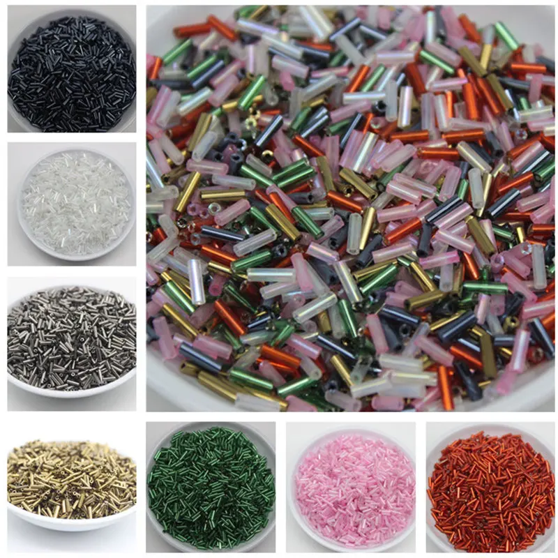 Multi Color Silver Lined Bugle Czech Glass Seed Spacer Beads 600pcs/lot Austria Crystal Long Tube Beads For Jewelry Making DIY
Multi Color Silver Lined Bugle Czech Glass Seed Spacer Beads 600pcs/lot Austria Crystal Long Tube Beads For Jewelry Making DIY