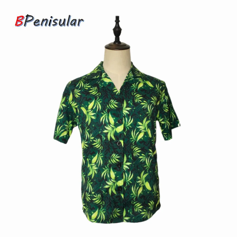 2018 summer men tropical shirt green leaves print stylish short sleeve hawaii shirt for men casual shirts button down camiseta
2018 summer men tropical shirt green leaves print stylish short sleeve hawaii shirt for men casual shirts button down camiseta