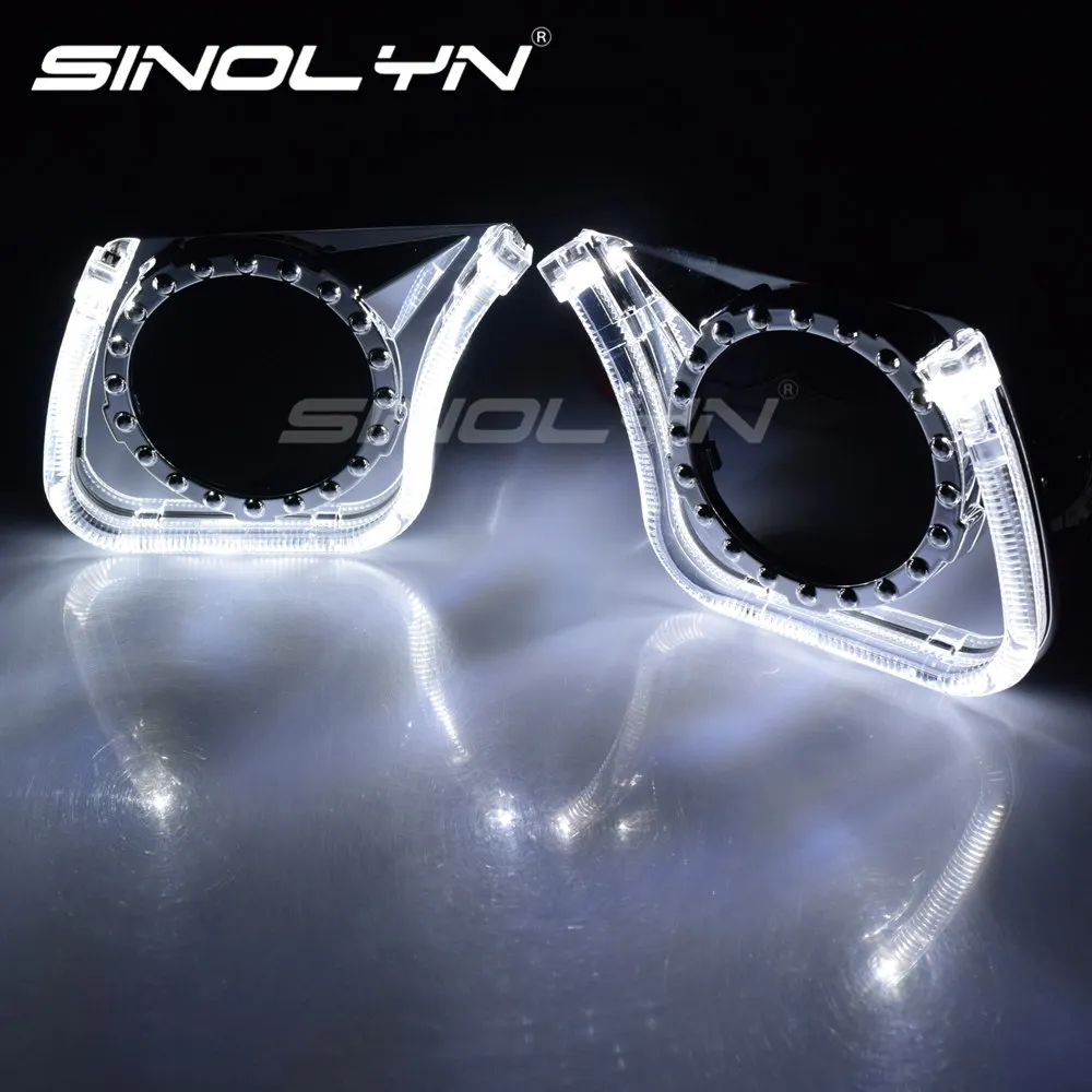 U shape Square Angel Eye Halo Integrated Bezel Shrouds Masks LED Daytime Running Light For Q5 3.0'' WST Bixenon Projector Lens
U shape Square Angel Eye Halo Integrated Bezel Shrouds Masks LED Daytime Running Light For Q5 3.0'' WST Bixenon Projector Lens