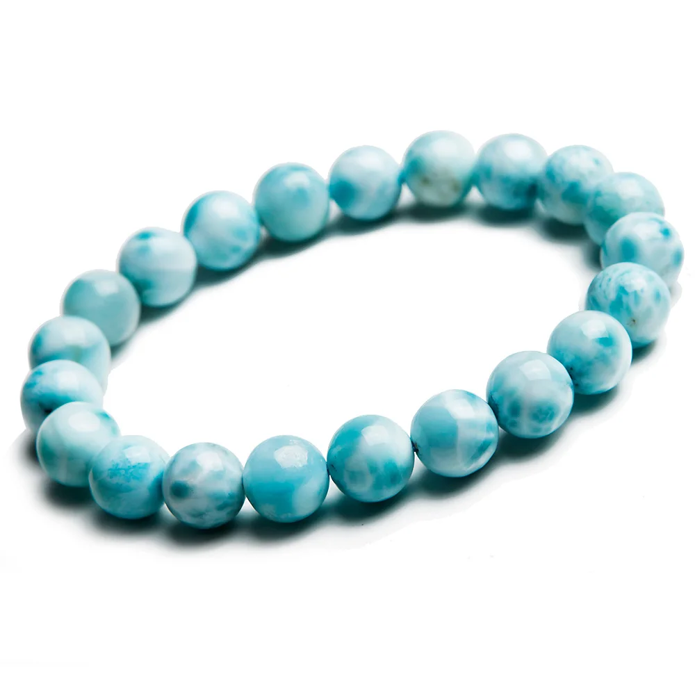 9mm Natural Larimar Blue Beads Bracelet From Dominica Gemstone Healing Stretch Water Pattern AAAAAA
9mm Natural Larimar Blue Beads Bracelet From Dominica Gemstone Healing Stretch Water Pattern AAAAAA