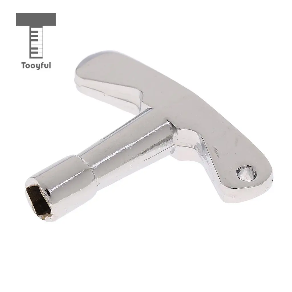 Tooyful Universal Zinc Alloy Bass Drum Skin Tuning Key Tuner Drum Hardware Tool Drum Repair Maintenance Tool